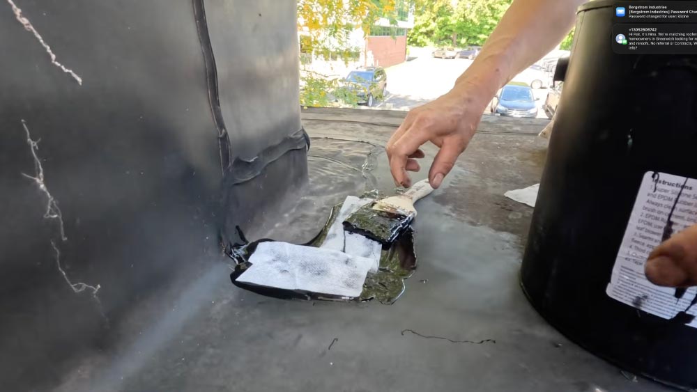 EPDM Rubber repair woth Super Silicone Seal black
