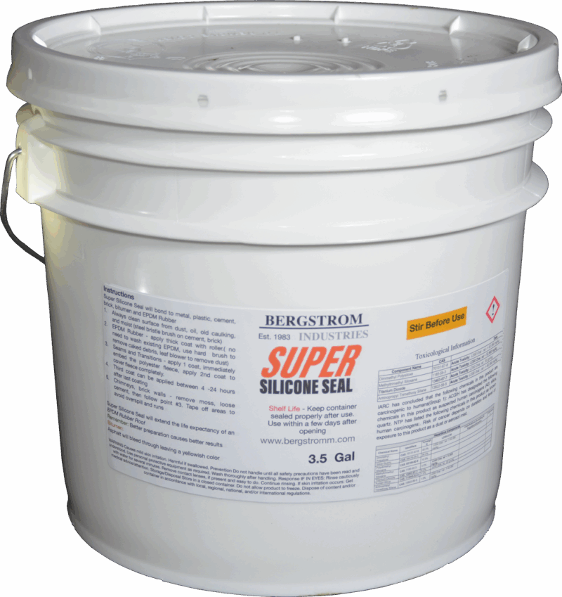 Super Silicone Seal 5 Gal Pail Bergstrom Industries