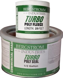 TURBO POLY SEAL Roof Leak Repair 1/2 Gal + 25 ft fleece